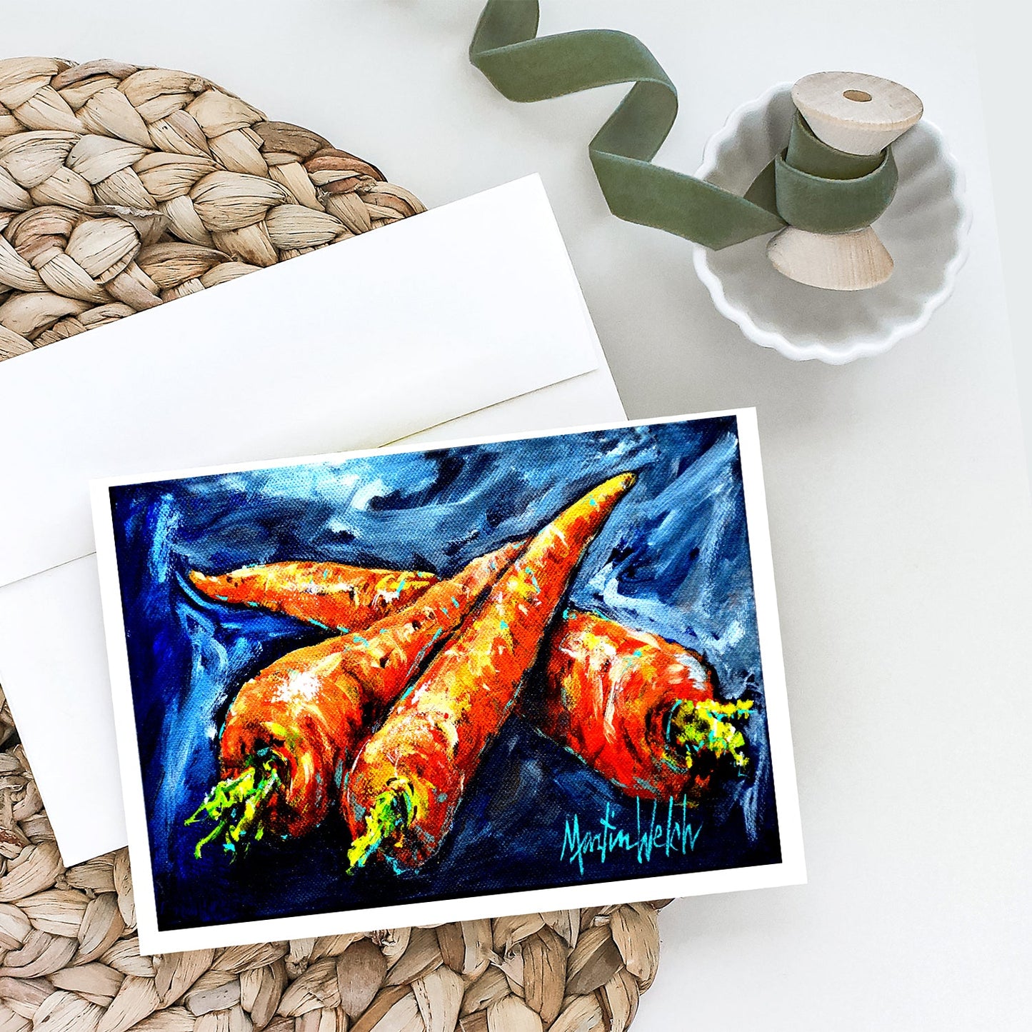 Carrots Only Three Needed Greeting Cards Pack of 8-1