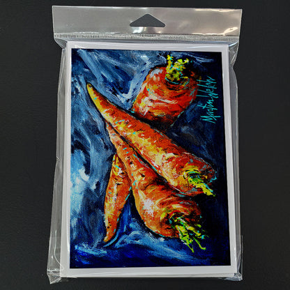 Carrots Only Three Needed Greeting Cards Pack of 8-2