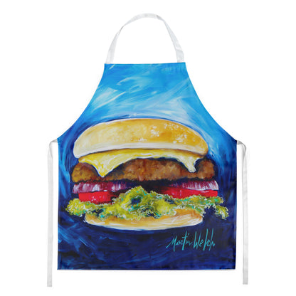 I Want Mine Dressed Hamburger Apron-0