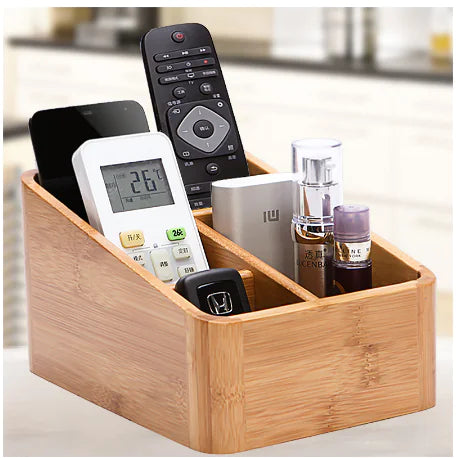 Creative Desktop Organizer for Remote and Cosmetics