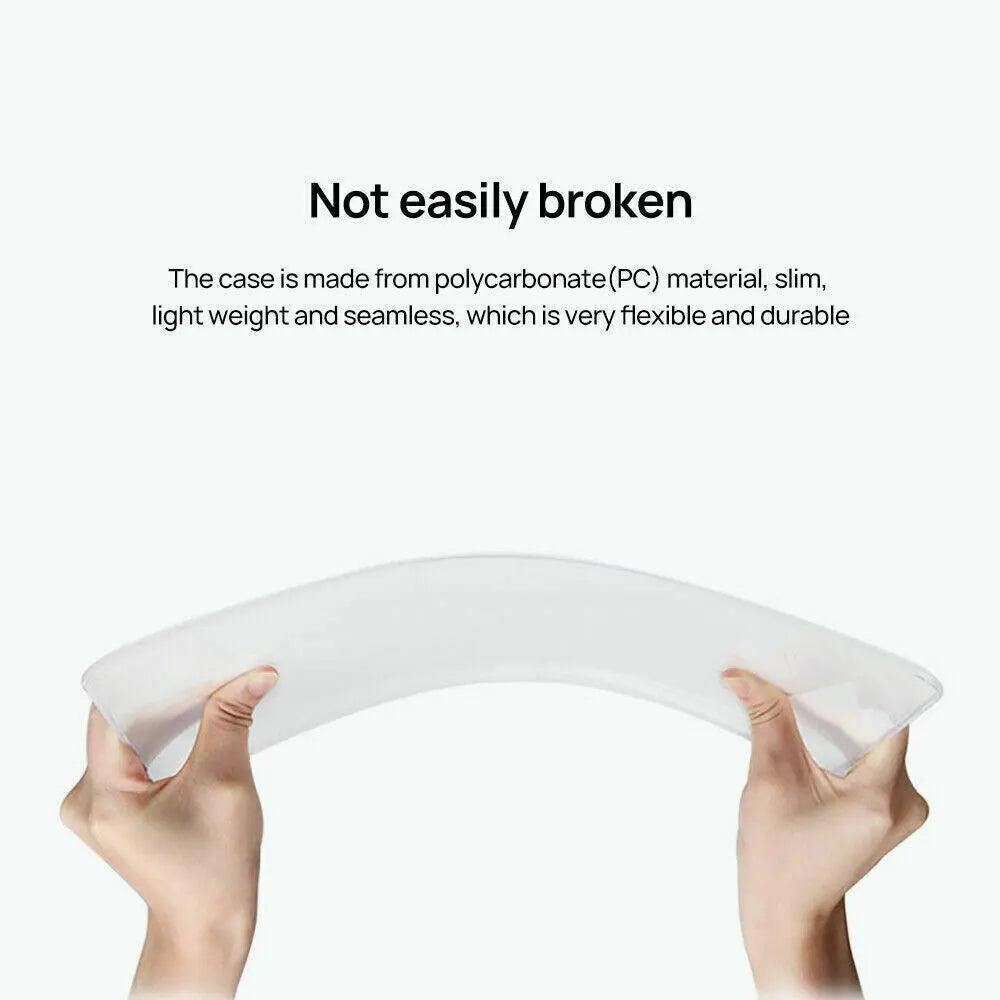 Frosted Transparent Case with Keyboard Cover for MacBook 13 to 16 Inch-2