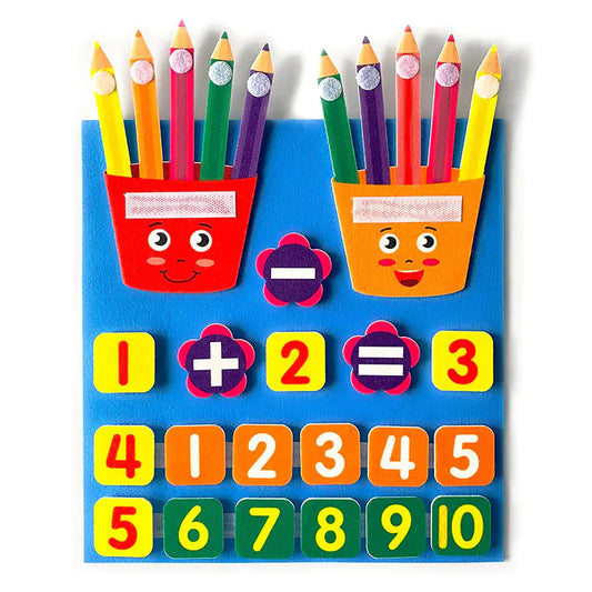 Children's Felt Learning Board for Early Education