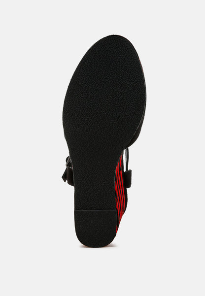 Manifest Dual Tone Wedge Sandals-1