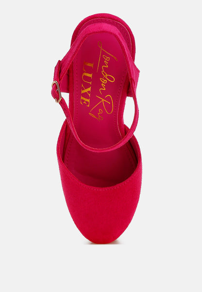 Manifest Dual Tone Wedge Sandals-4