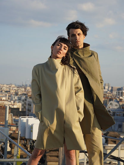 Koto Coat - Natural raw-1