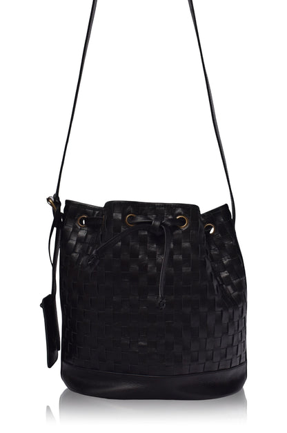 Margo Woven Drawstring Bag-2