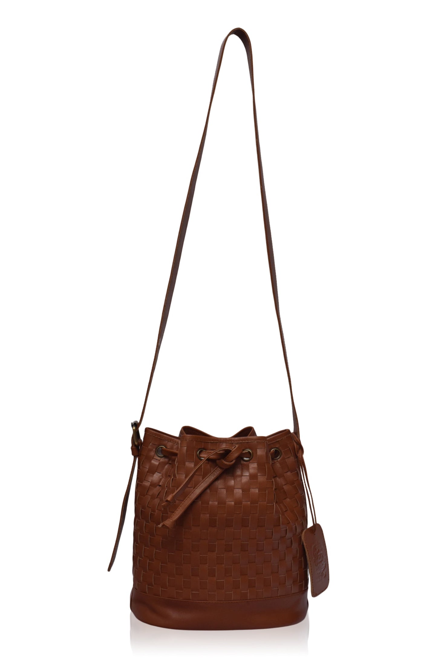 Margo Woven Drawstring Bag-5