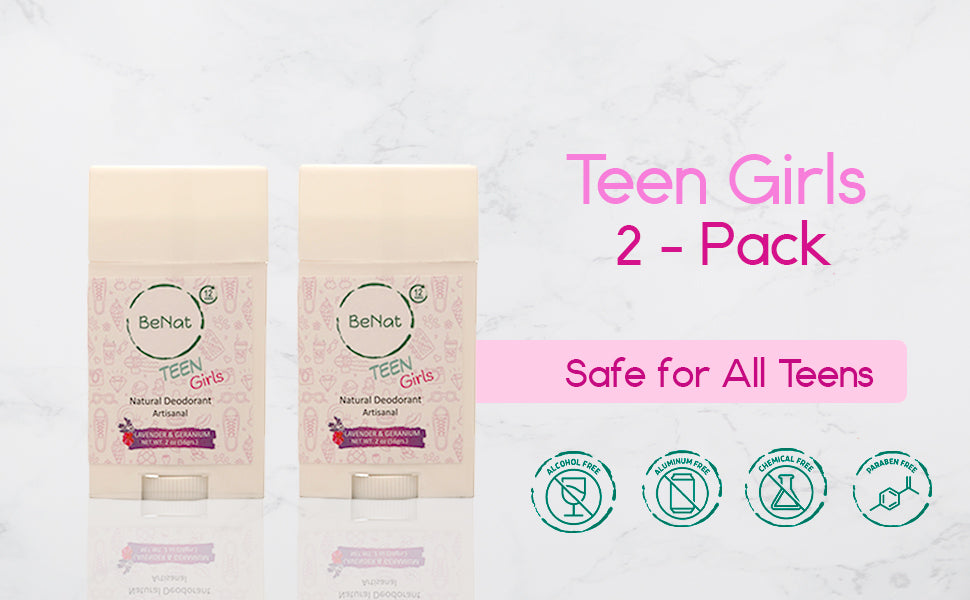 2-Pack all-Natural Deodorants for Kids & Teens-2