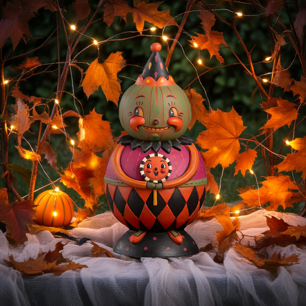 Jackie Green-O-Ween Spooks Jar Johanna Parker for Bethany Lowe Designs-1