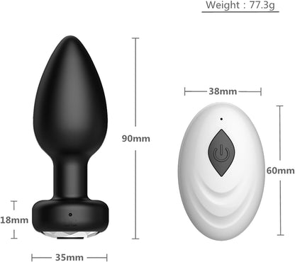 MidnightWhisper Remote Prostate Anal Plug-2