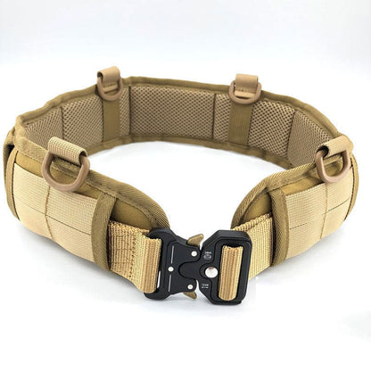 Hunting Paintball Padded Waist Belt Set Adjustable-5