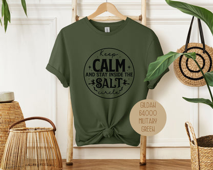 Keep Calm and Stay Inside Salt Circle Shirt-7