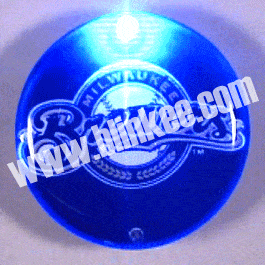 Milwaukee Brewers Officially Licensed Flashing Lapel Pin-0