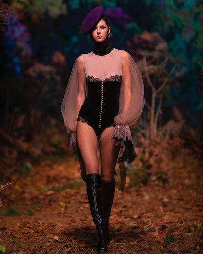 Amoralle Beautiful Dance Bodysuit-3