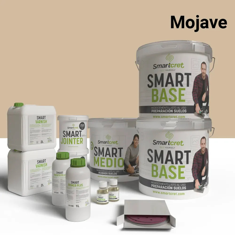 Kit de microcemento para escaleras de azulejos de 16 m²-15