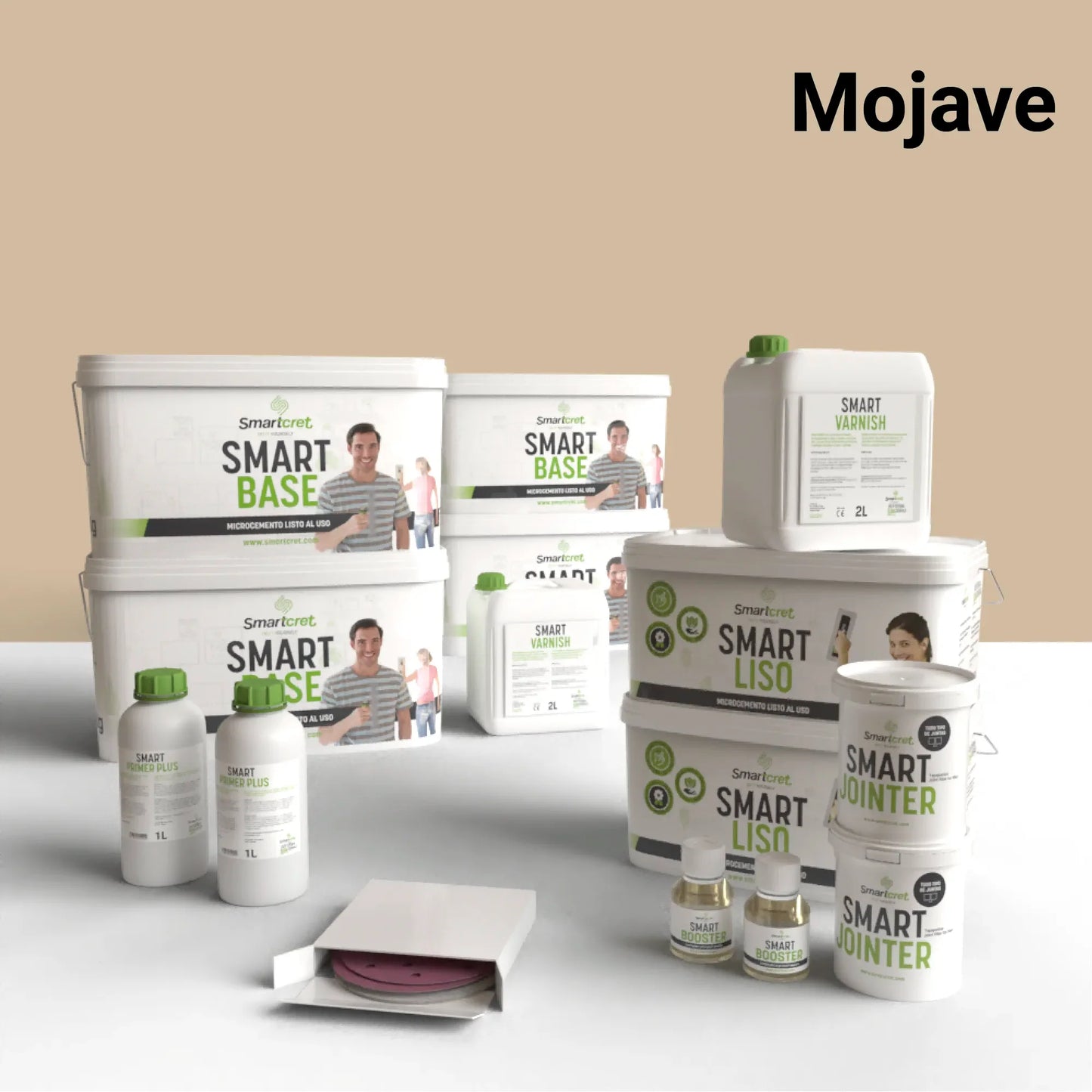 Kit microcemento para suelos de baño con azulejos de 16 m²-15