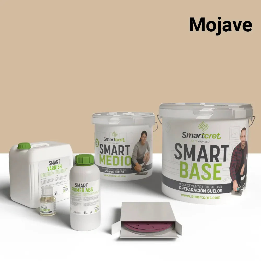 Kit microcemento para escaleras de obra de 8 m²-15