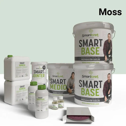 Kit de microcemento para escaleras de azulejos de 16 m²-17