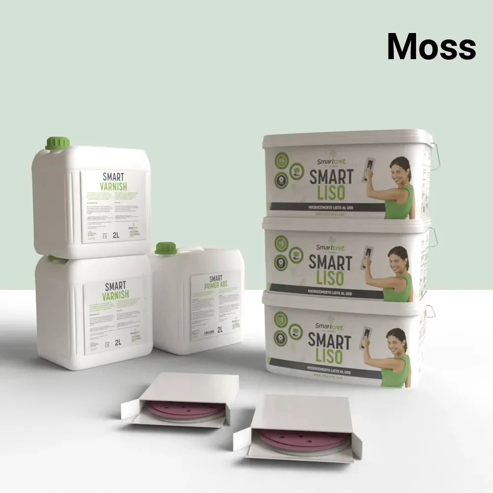 Kit microcemento para chimenea de cemento u hormigón para 18 m²-16