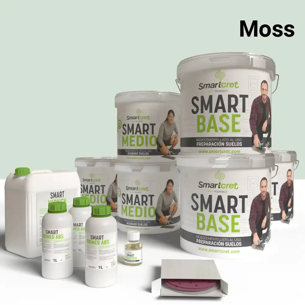 Kit microcemento para suelo cocina de cemento u hormigón para 24 m²-17