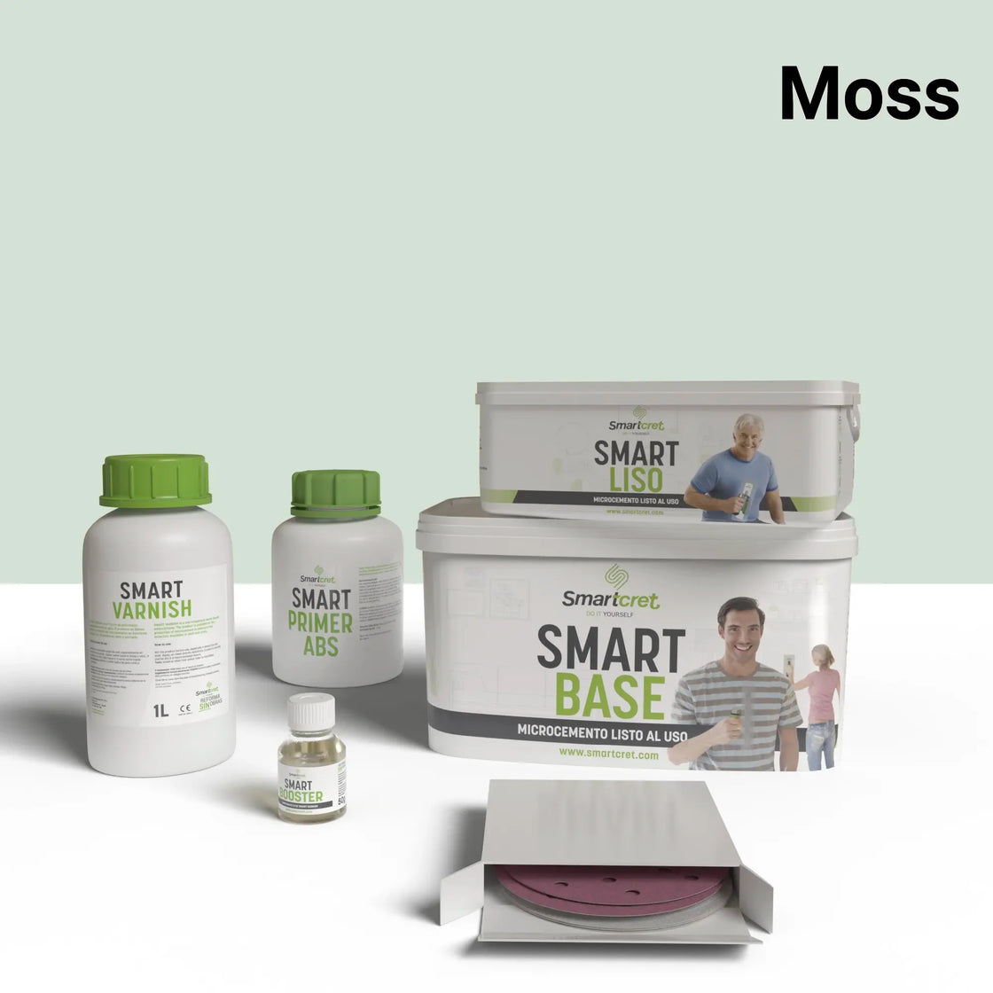 Kit de microcemento para encimera de obra de 4 m²-17