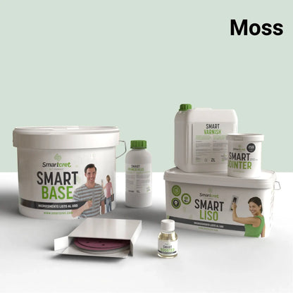 Kit de microcemento para lavabos de obra de 8m²-17