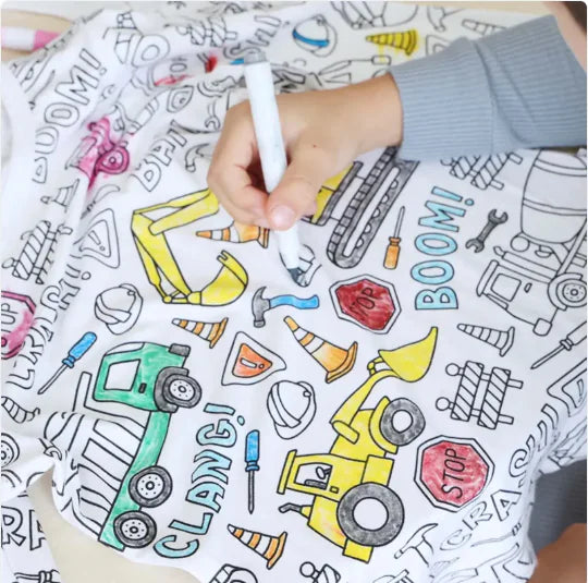 Children's DIY Hand-Painted Pajamas Set