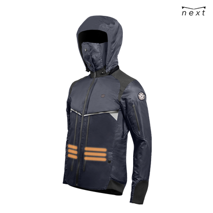 HOMI Next 2.0 Heated Jacket - Black / Navy / Green-1