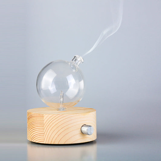 Geo Series "Round" Nebuliser | Waterless Aroma Diffuser | No Plastics Pure Essential Oil Diffusing-0