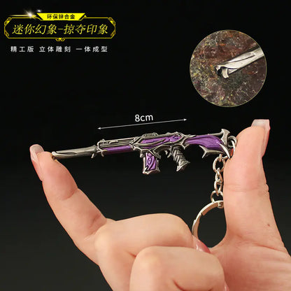 Valorant Merchandise M4 Impression Metal Keychain