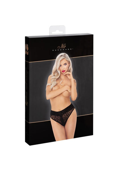 F290 Panty aus Leopardenflock - 3XL-5