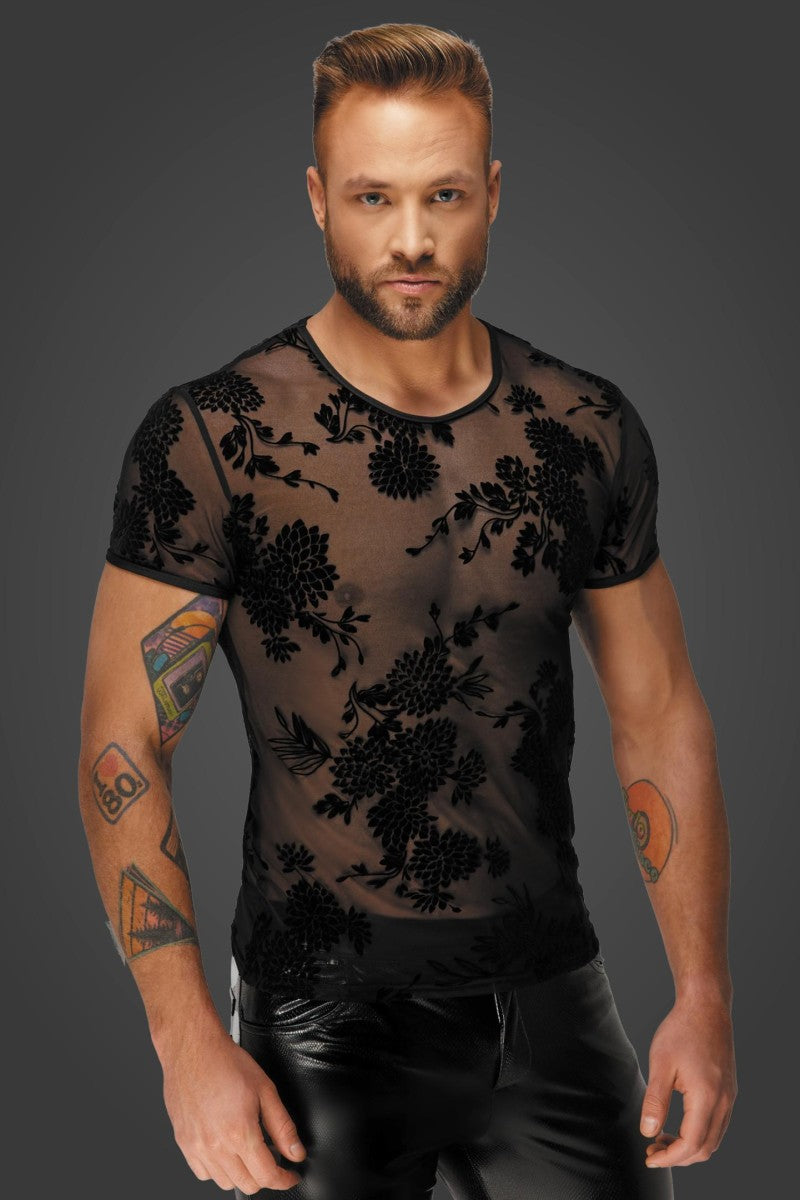 Flower Flock T-Shirt H073 - 3XL-0
