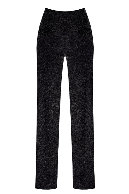 F374 Onyx Sheer Palazzo trousers - 3XL-1