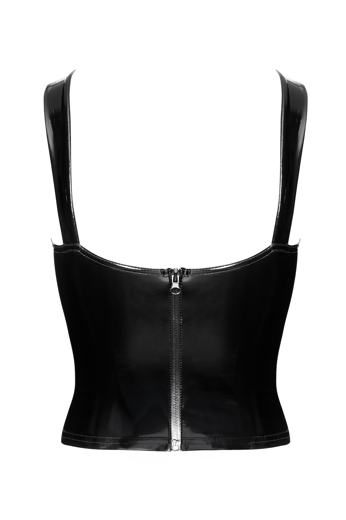 F379 Dominae Lack Corset Top - 3XL-1