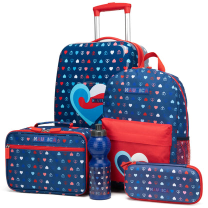 Kids Back to School 18" Carry-on Suitcase Set-0