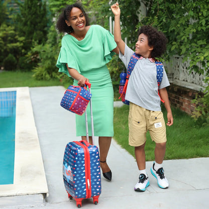 Kids Back to School 18" Carry-on Suitcase Set-1