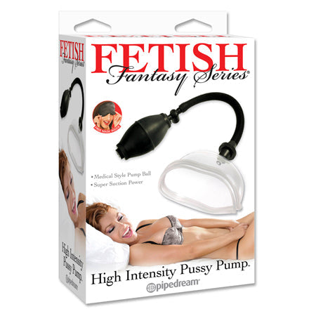Fetish Fantasy Series High Intensity Pussy Pump Clear/Black-0
