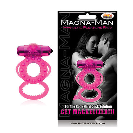 Magna Man Magnetic Ring Magenta-0