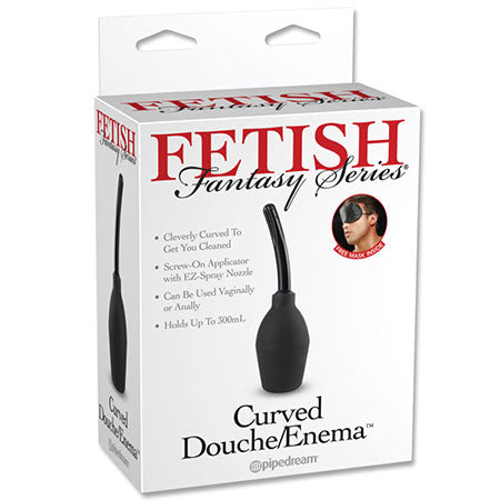 Fetish Fantasy Series Curved Douche/Enema Black-0