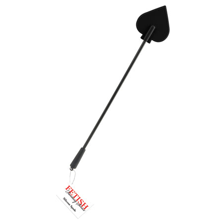 Fetish Fantasy Series Silicone Spade Crop Black-0