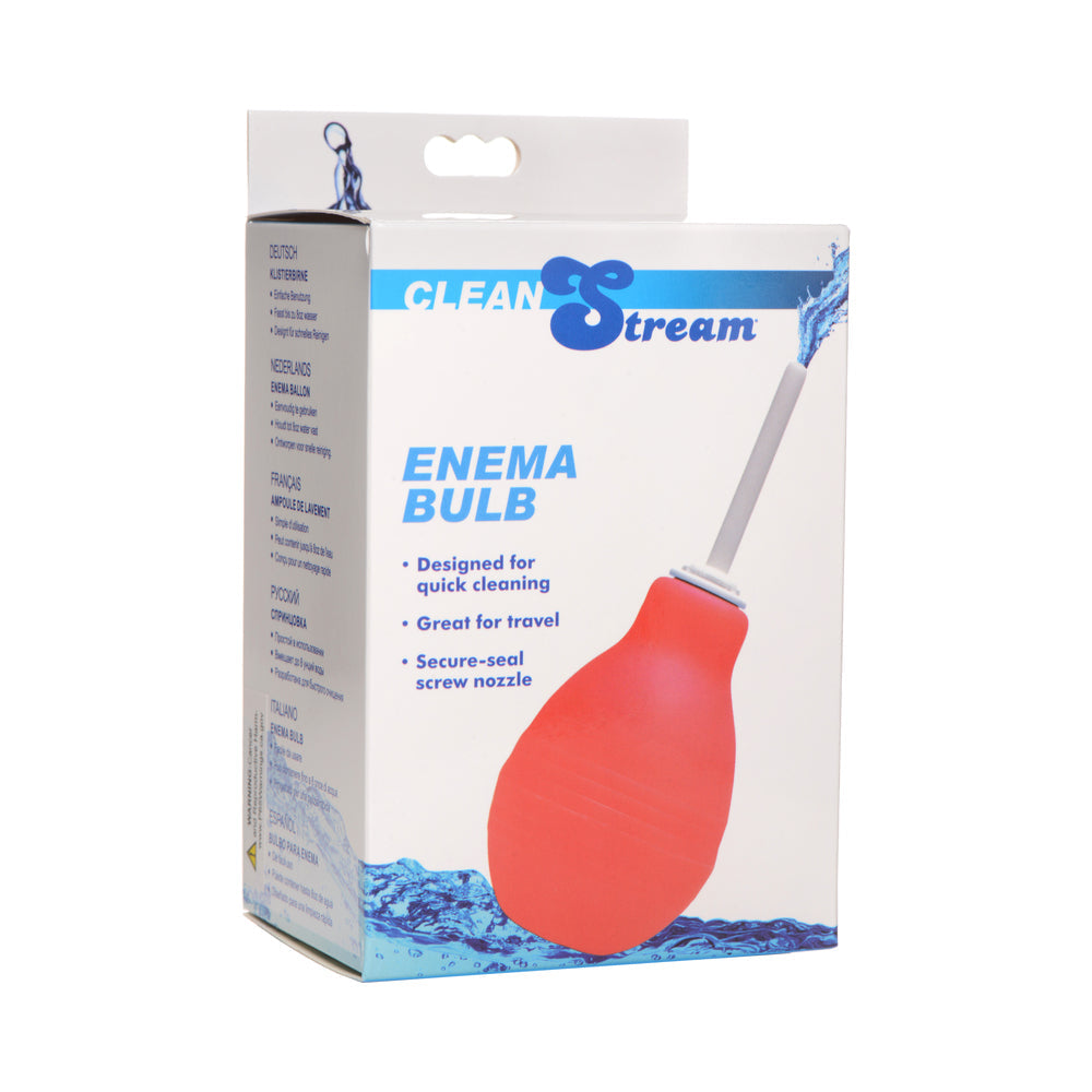CleanStream Enema Bulb Red-0