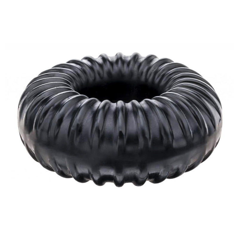 Ribbed Ring - Black-0