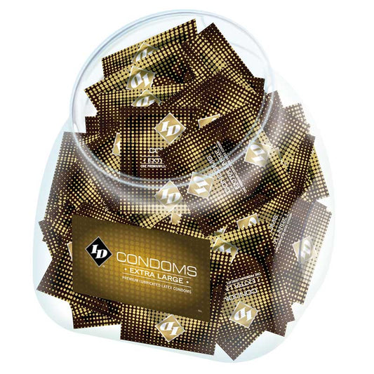 ID Extra Large Condom Jar (144/Jar)-0