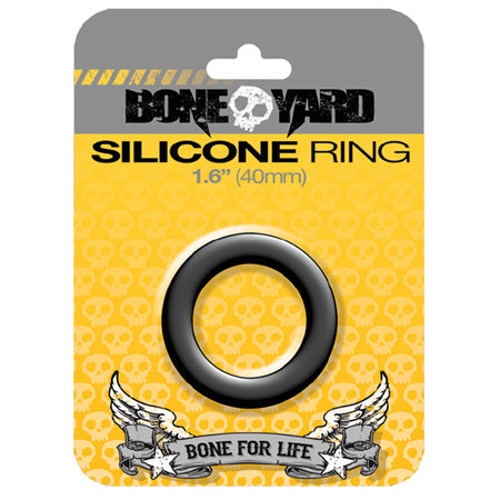 Boneyard Silicone Ring 40mm Black-0