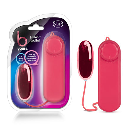 B Yours Power Bullet Remote-Controlled Egg Vibrator Cerise-0