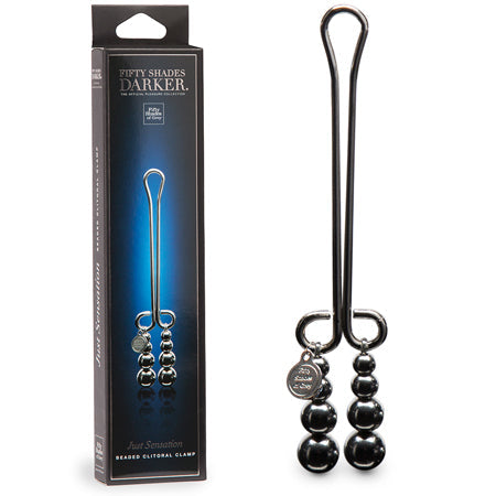 Fifty Shades Darker Just Sensation Beaded Clitoral Clamp-0
