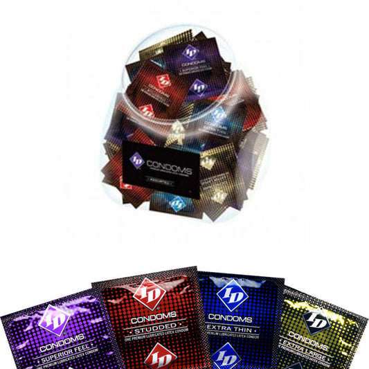 ID Assorted Condom Jar (144 condoms)-0