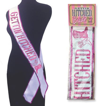 Getting Hitched Glitter Sash-0