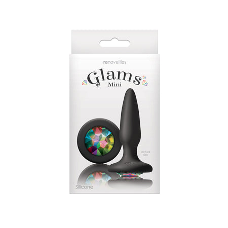 Glams Mini Anal Plug Rainbow Gem-0