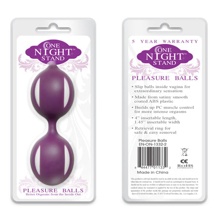 Evolved One Night Stand Pleasure Balls Kegel Trainer Purple-0